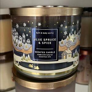 BLUE SPRUCE & SPICE 3 Wick Candle